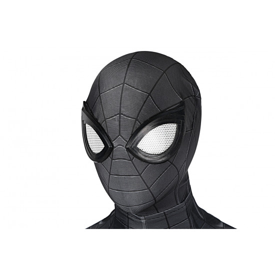 Spider-Man Miles Morales Symbiote Mono Traje Negro