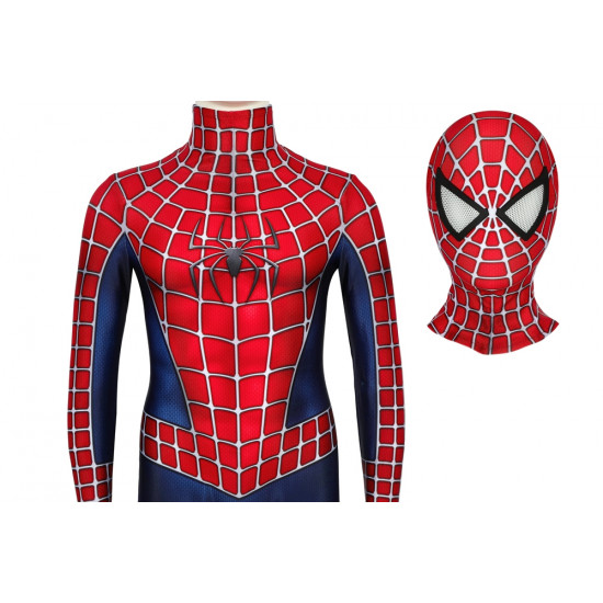 Spider-Man Peter Parker Mono 3D Zentai para Niños