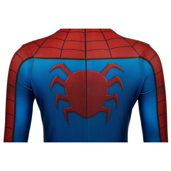 Spider-Man PS4 Peter Parker Mono 3D Zentai para Niños