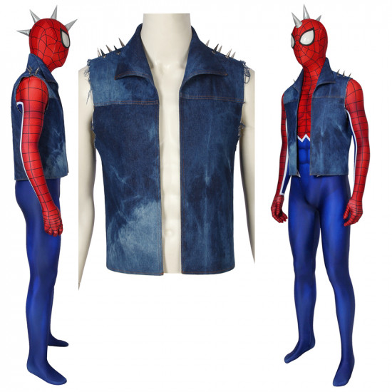 Spider-Man PS4 Spider-Punk Mono 3D Zentai