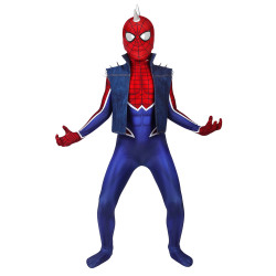 Spider-Man PS4 Spider-Punk Mono 3D Zentai para Niños
