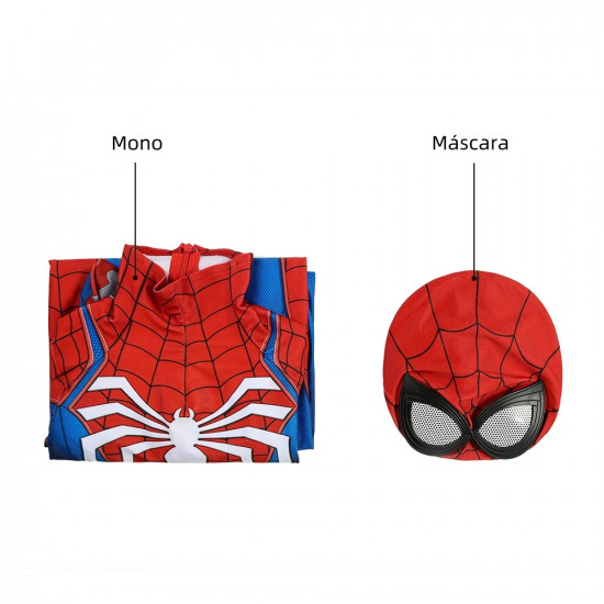 Spider-Man PS4 Spiderman Mono 3D Zentai para Niños