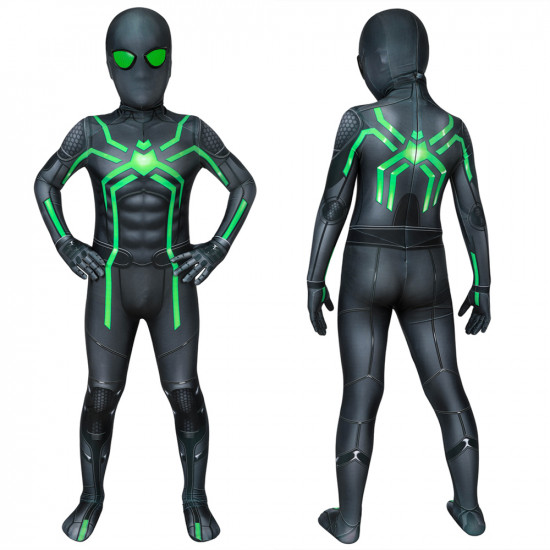 Spider-Man PS4 Stealth Big Time Traje Mono 3D para Niños