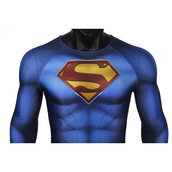 Superman and Lois Superman Mono 3D de Cosplay con Capa