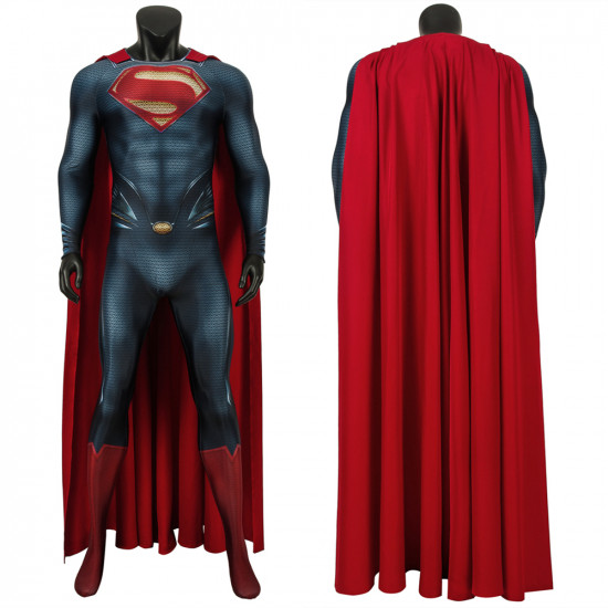 Superman Man of Steel Superman Clark Kent Mono 3D con Capa