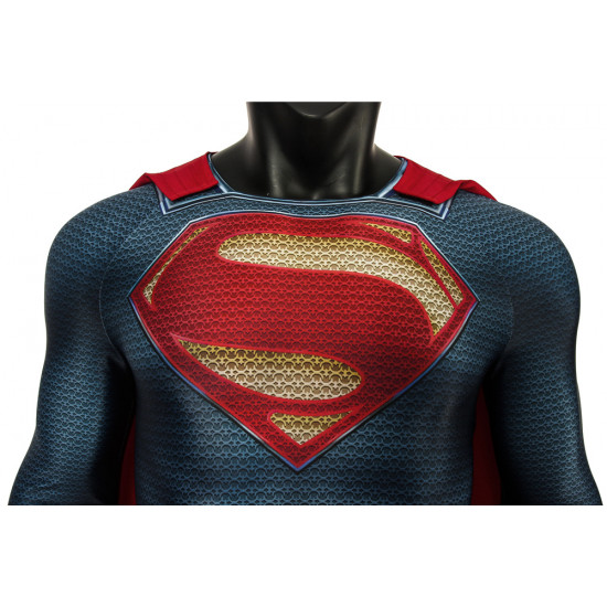 Superman Man of Steel Superman Clark Kent Mono 3D con Capa