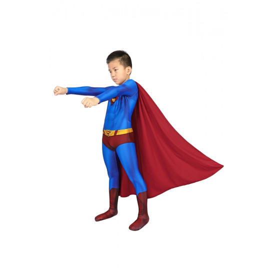 Superman Returns Superman Mono 3D con Capa para Niños