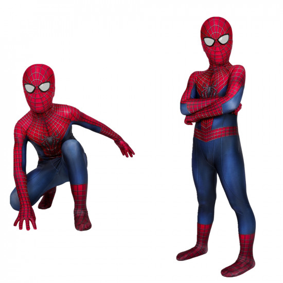 The Amazing Spider-Man Spiderman Peter Parker Mono 3D Zentai para Niños