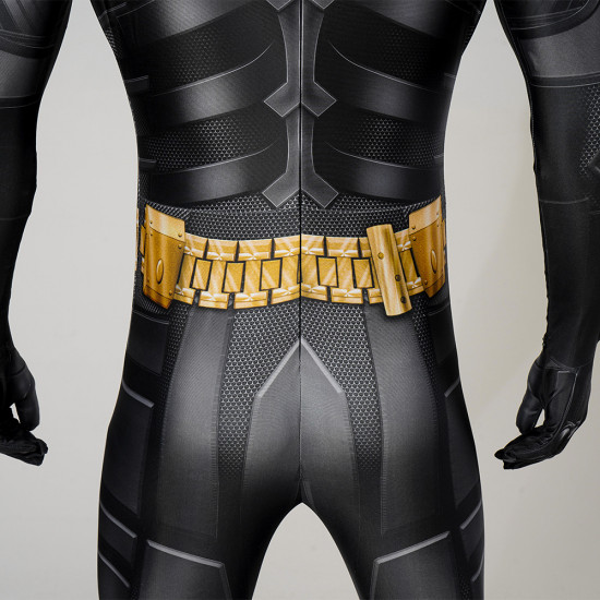 The Dark Knight Batman Bruce Wayne Mono 3D de Cosplay con Capa