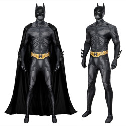 The Dark Knight Batman Bruce Wayne Mono 3D de Cosplay con Capa