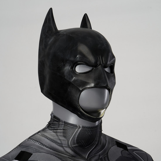 The Dark Knight Batman Bruce Wayne Mono 3D de Cosplay con Capa