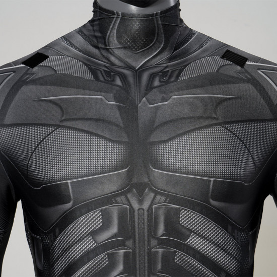 The Dark Knight Batman Bruce Wayne Mono 3D de Cosplay con Capa