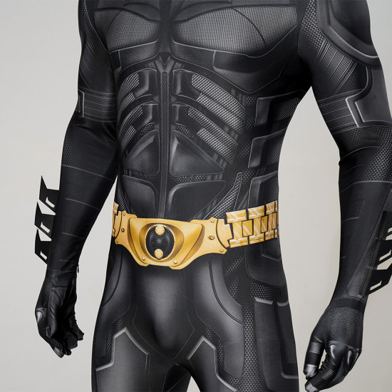 The Dark Knight Batman Bruce Wayne Mono 3D de Cosplay con Capa