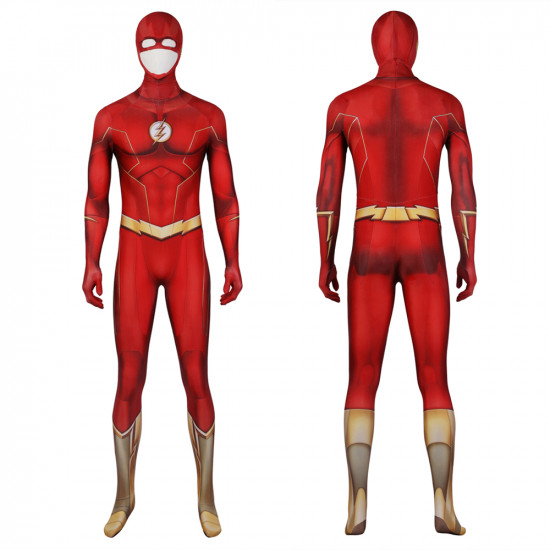 The Flash 8 Barry Allen Flash Mono de Cosplay