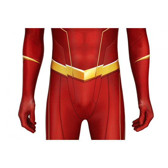 The Flash Season 6 Barry Allen Mono 3D de Cosplay