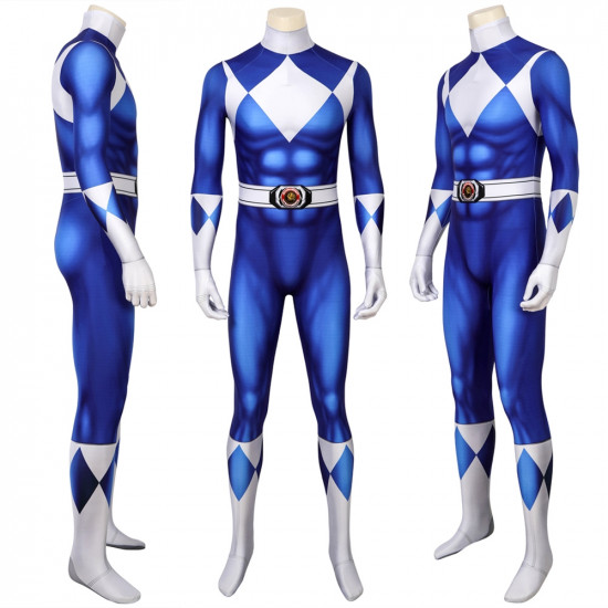 Tricera Ranger Dan Azul Power Rangers Mono de Cosplay