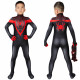 Ultimate Spider-Man PS5 Miles Morales Mono 3D Zentai para Niños